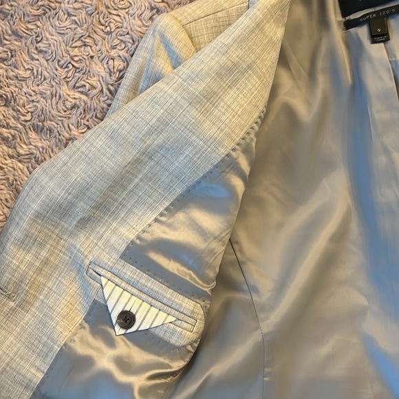 J. Crew Super 120’s light grey suit jacket - Picture 4 of 5